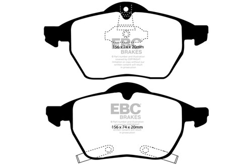 Ebc yellowstuff bremsbeläge - ebc,