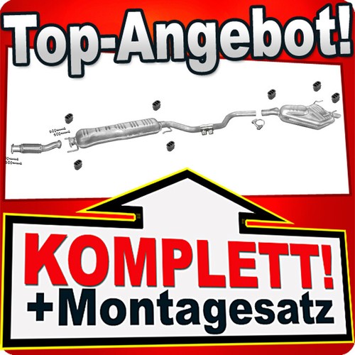 Auspuff für saab 2 0 - 9-5, i